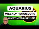 Aquarius Horoscope Weekly Astrology from 27th February 2023