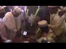 Nigerian presidential candidate Atiku Abubakar casts his vote in Yola