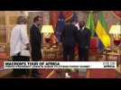 French President Emmanuel Macron kicks off Africa tour