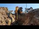VIDEO. Des travaux d'assainissement entraînent la fermeture du boulevard du Guédeau à Bressuire