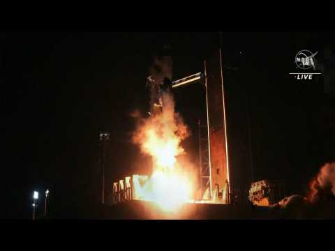 SpaceX Dragon crew blast off for ISS