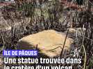 Île de Pâques : Un moai a été trouvé dans une lagune asséchée #shorts