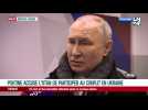 Vladimir Poutine accuse l'Otan de participer au conflit