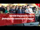 Annecy : Gérald Darmanin visite la plateforme commune d'appel des pompiers et du SAMU 74