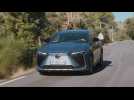 The new Lexus RZ 450e in Aether Driving Video