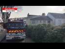 VIDÉO. Incendie dans la chambre d'une maison à Saint-Nazaire, une vingtaine de pompiers mobilisés
