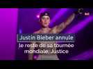 Justin Bieber annule le reste de sa tournée mondiale, Justice