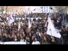 Thousands protest and hold sit-in in Athens over Greek train tragedy