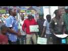 À Kinshasa, des Congolais manifestent contre la venue d'Emmanuel Macron