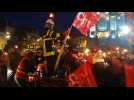 Calais : 300 manifestants lors d'une marche aux flambeaux contre la réforme des retraites