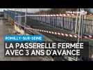La passerelle Mignonnette à Romilly-sur-Seine ne rouvrira pas