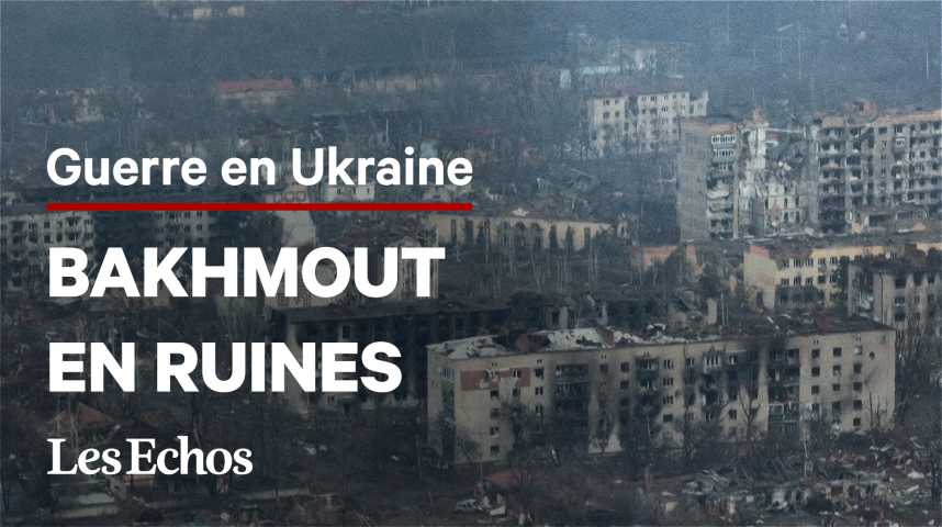 Illustration pour la vidéo Les images de Bakhmout en ruines, dans l’Est de l’Ukraine