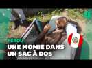 Ce Péruvien avait une livraison un peu spéciale dans son sac