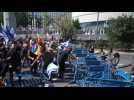 Israeli police scuffle with Tel Aviv demonstrators
