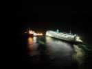 Incendie à bord d'un ferry dans la Manche, remorqué au port de Calais