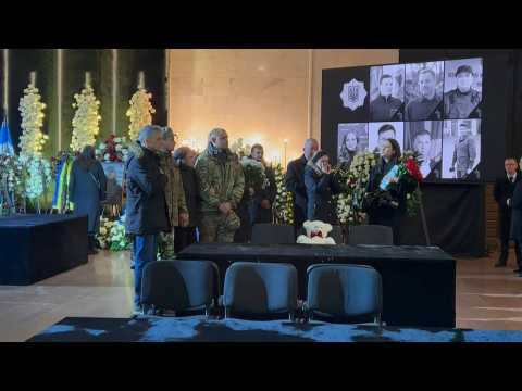 Funeral held for Kyiv's helicopter crash victims including Ukrainian interior minister Monastyrsky
