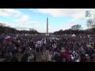 USA: des manifestants anti-avortement défilent devant la Cour suprême