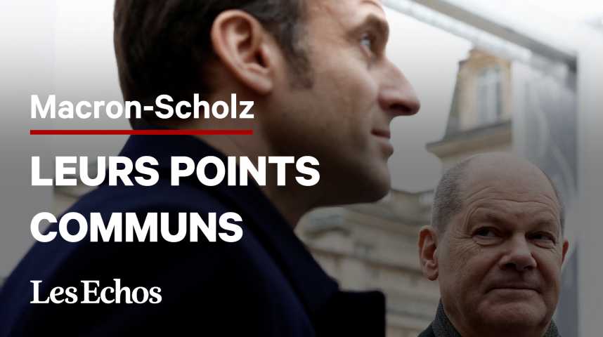 Illustration pour la vidéo Comment Macron et Scholz veulent faire renaître le couple franco-allemand