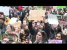 Manifestation à New York pour le droit à l'avortement