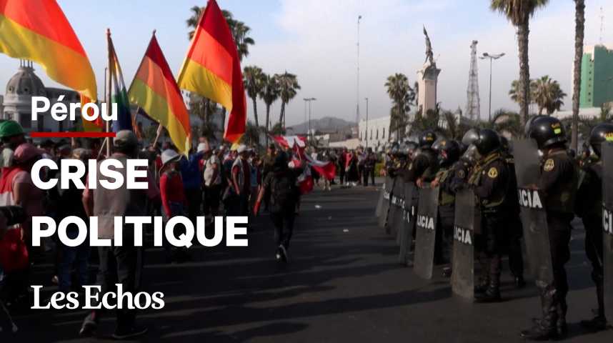 Illustration pour la vidéo Crise politique au Pérou : nouvelles manifestations à Lima