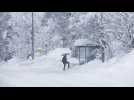 La neige paralyse une partie de l'Europe