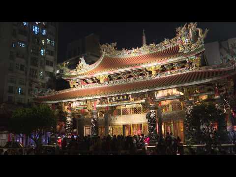 Taiwan temple rings in Lunar New Year