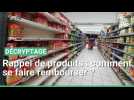 Rappel de produits : comment me faire rembourser ?