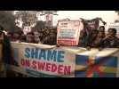 Manifestation au Pakistan après l'autodafé d'un Coran en Suède