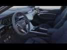The new Audi SQ8 e-tron Interior Design in Mythos Black