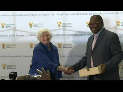 US Treasury chief Yellen in South Africa for last leg of African tour