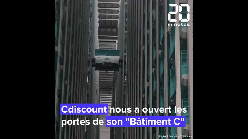 Skypod et emballeuses 3D, comment les entrepôts de Cdiscount ont basculé dans l'ère de la robotisation