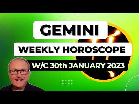 Gemini Horoscope Weekly Astrology from 30th January 2023