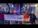 VIDÉO. Réforme des retraites: 50 manifestants au flambeau aux Sables-d'Olonne