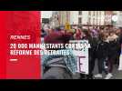VIDEO. 20 000 manifestants à Rennes contre la réforme des retraites