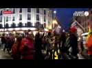 VIDÉO. À Brest, plus de 200 manifestants participent à la retraite aux flambeaux