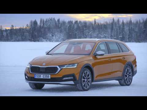 Explore Sweden - Testing 4×4 Škoda models on ice and snow