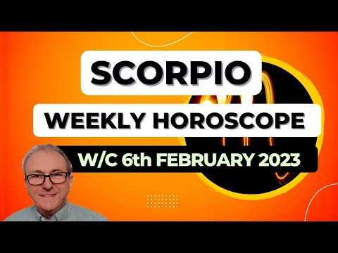 Scorpio Horoscope Weekly Astrology from 6th February 2023