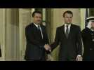 France's Macron welcomes Iraqi Prime Minister Mohamed Chia al-Soudani to the Elysée Palace