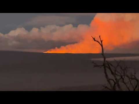 World's largest volcano erupts in Hawaii
