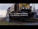 Fully autonomous driving of a shunting locomotive