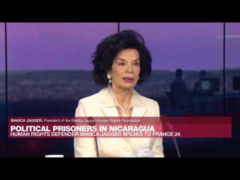 Activist Bianca Jagger asks Pope Francis to 'condemn' regime in Nicaragua