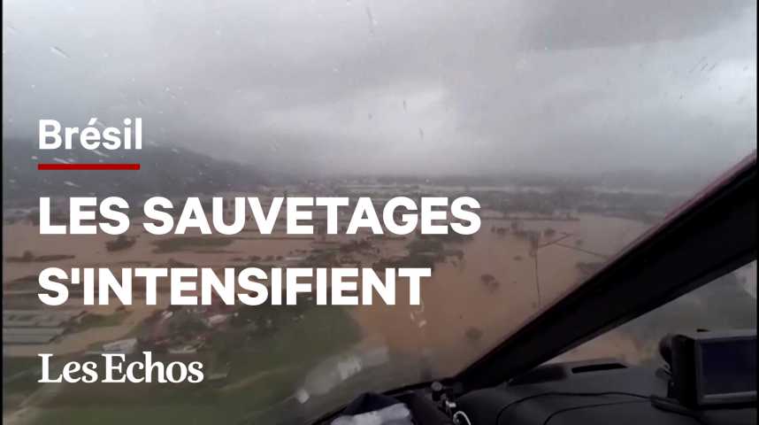 Illustration pour la vidéo Des pluies torrentielles au Brésil font plusieurs morts et des milliers de déplacés