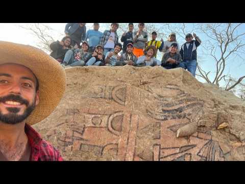 Archaeology students uncover long-lost pre-Hispanic mural in Peru