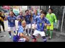 Japan explodes with World Cup joy