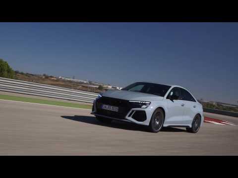 Audi RS 3 Sedan performance edition in Arrow Gray Driving Video