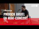 VIDÉO. Patrick Bruel en mini-concert à Ouest-France