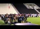 Foot - Coupe du monde Qatar 2022 - entraînement de l'équipe de France (échauffement) 2 décembre