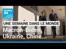 E. Macron aux États-Unis, guerre en Ukraine, manifestations en Chine, électricité...