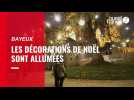 VIDÉO. Les décorations de Noël sont allumées à Bayeux