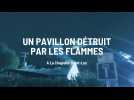 Un pavillon détruit par les flammes à La Chapelle-Saint-Luc